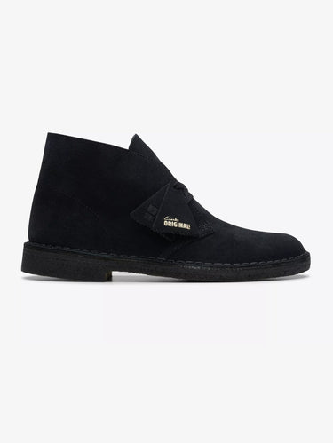 Desert-Boot-Stiefelette aus schwarzem Wildleder