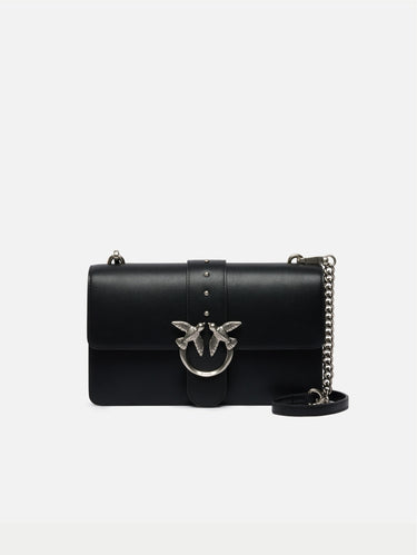 PINKO-Borsa a Mano Love Bag One Nero/Argento-TRYME Shop