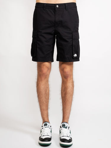 THE NORTH FACE-Shorts Cargo in Cotone Ripstop Nero-TRYME Shop
