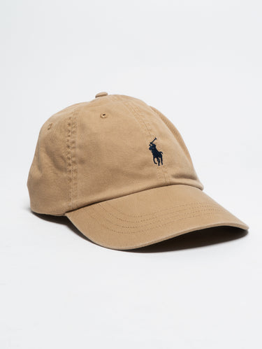 RALPH LAUREN-Cappello da Baseball in Cotone Terra-TRYME Shop