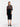 ESSENTIEL ANTWERP-Abito Midi Combinato con Gonna in Maglia Nero-TRYME Shop