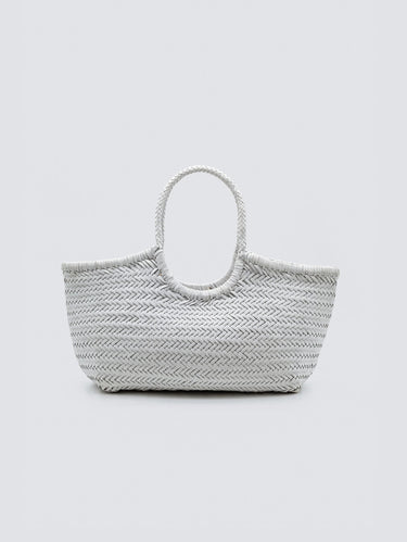 DRAGON DIFFUSION-Borsa a Cestino Grande Nantucket Bianco-TRYME Shop