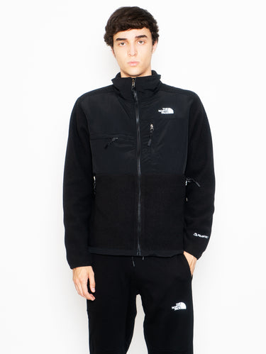 THE NORTH FACE-Giacca Denali in Pile Polartec Riciclato Nero-TRYME Shop