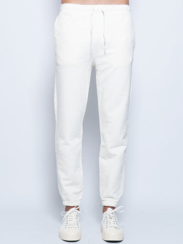 RALPH LAUREN-Pantaloni da Jogging in Cotone Crema-TRYME Shop