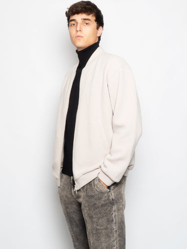 Bomber en Maille Tofolo Sable