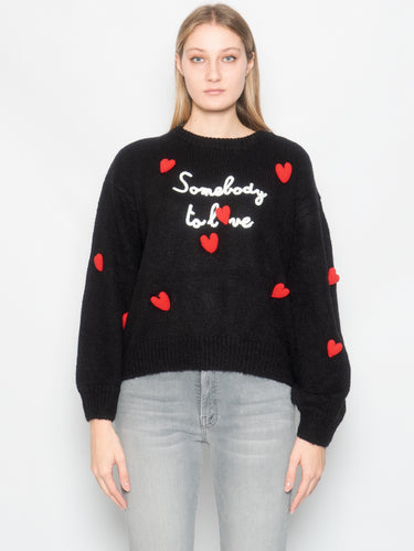 MC2 SAINT BARTH-Maglia Girocollo Danya Soft Nero-TRYME Shop