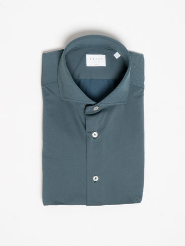 XACUS-Camicia Active Shirt Petrolio-TRYME Shop