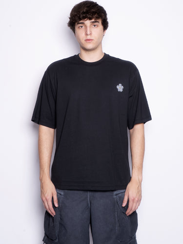 A PAPER KID-T-shirt con Logo Posteriore Nero-TRYME Shop