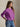 RALPH LAUREN-Maglia Taglio Corto in Lana Viola-TRYME Shop