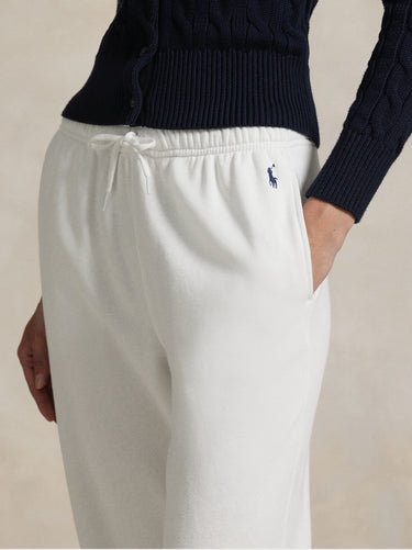 Jogginghose aus Sweatshirtstoff Weiß