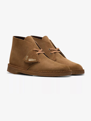 Desertboot enkellaars in beige suèdeleer