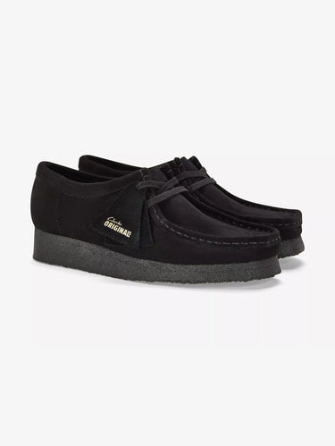 Stringata Wallabee aus schwarzem Wildleder