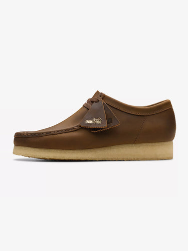 CLARKS-Stringata Wallabee in Pelle C'era d'Api-TRYME Shop