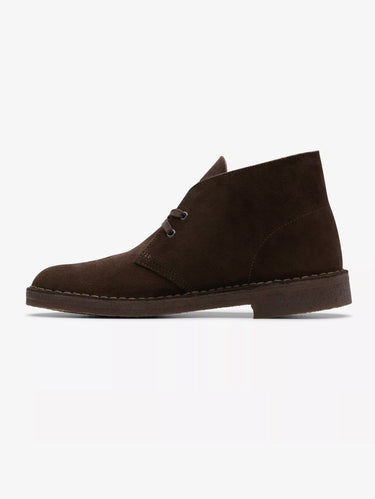 CLARKS-Stivaletto Desert Boot in Pelle Scamosciata Marrone-TRYME Shop