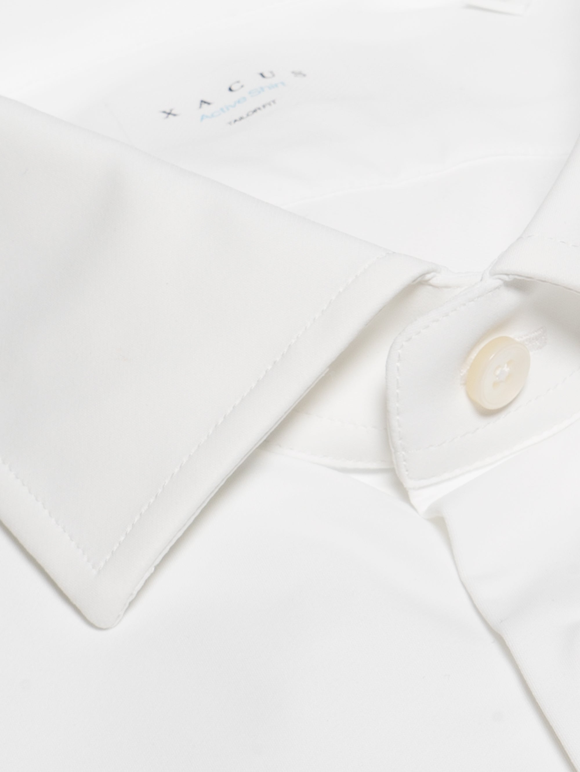 Camicia in Techno Micro Twill Stretch Bianco