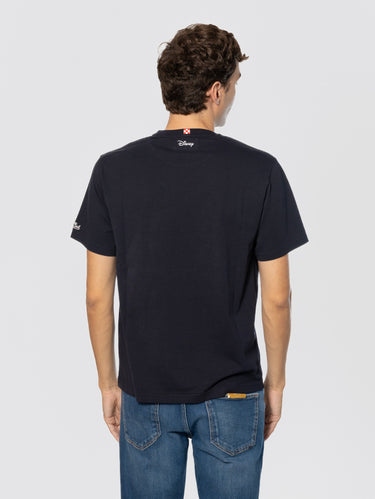 T-shirt con ricamo Night Legend Zio Paperone Blu