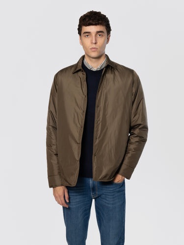 ASPESI-Camicia in Nylon con Imbottitura Light Militare-TRYME Shop