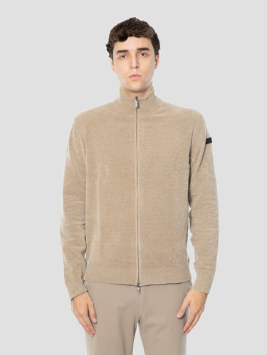 RRD-Cardigan in Ciniglia Rasata Sandalo-TRYME Shop