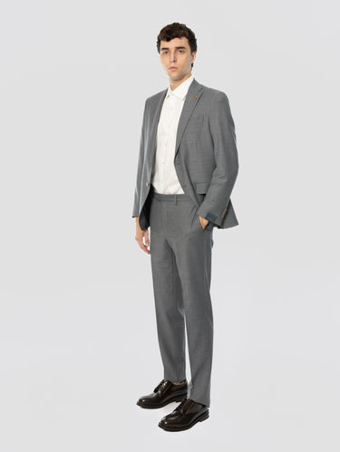 Completo Sartoriale in Misto Lana Grigio