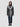 ERMANNO FIRENZE-Cappotto Vestaglia con Profili crochet e Ricami Antracite-TRYME Shop