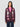 PINKO-Cardigan Taglio Dritto con Rombi Bordeaux-TRYME Shop