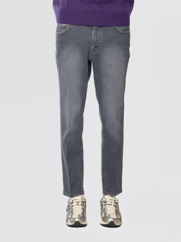 BRIGLIA 1949-Jeans Elasticizzato Varenne Antracite-TRYME Shop