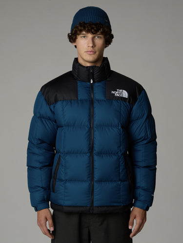 THE NORTH FACE-Giaccone Corto Trapuntato in Piuma Lhotse Petrolio-TRYME Shop