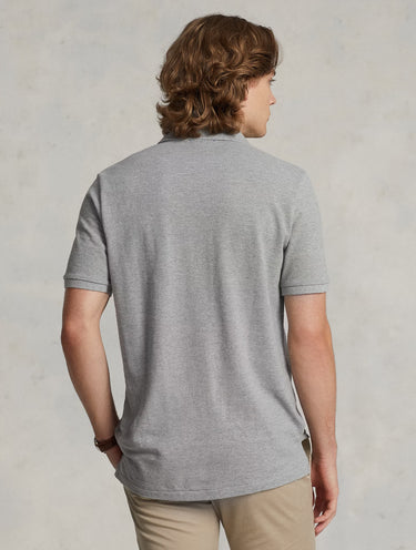 Polo aus Baumwoll-Piqué Slim Fit Grau