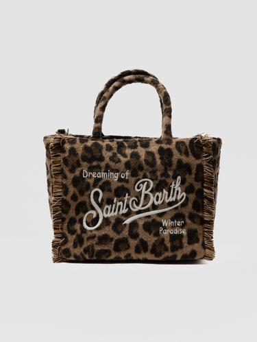 MC2 SAINT BARTH-Borsa a Tracolla Animalier Colette Marrone-TRYME Shop