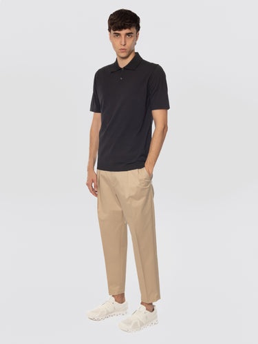 Portobellos Pants in Cotton Sateen Beige