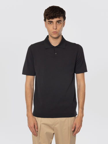ALPHA STUDIO-Polo in Cotone Tecno Asfalto-TRYME Shop