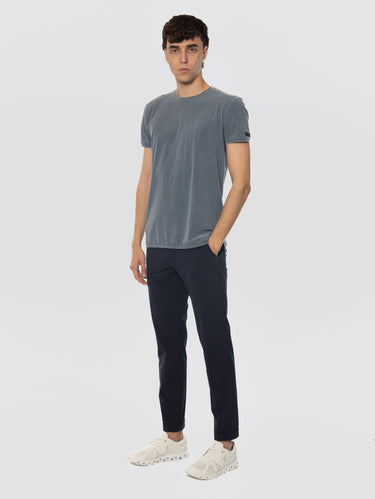 Terzilight-Hose aus leichtem Stoff in Blau