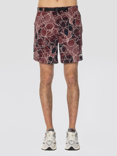 THE NORTH FACE-Pantaloncini con Stampa Grafica Rosa-TRYME Shop