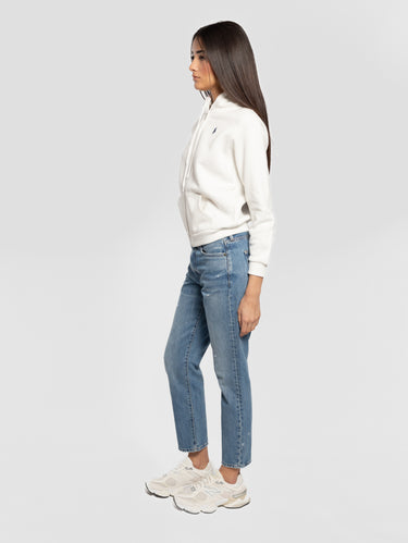 Boyfriend jeans met normale taille Blauw