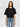 PINKO-T-shirt Cropped con Pieghe Nero-TRYME Shop