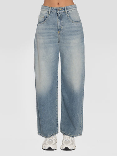 ICON DENIM-Jeans Wide Leg Vintage Poppy Blu-TRYME Shop