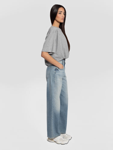 Jeans Wide Leg Vintage Poppy Blauw