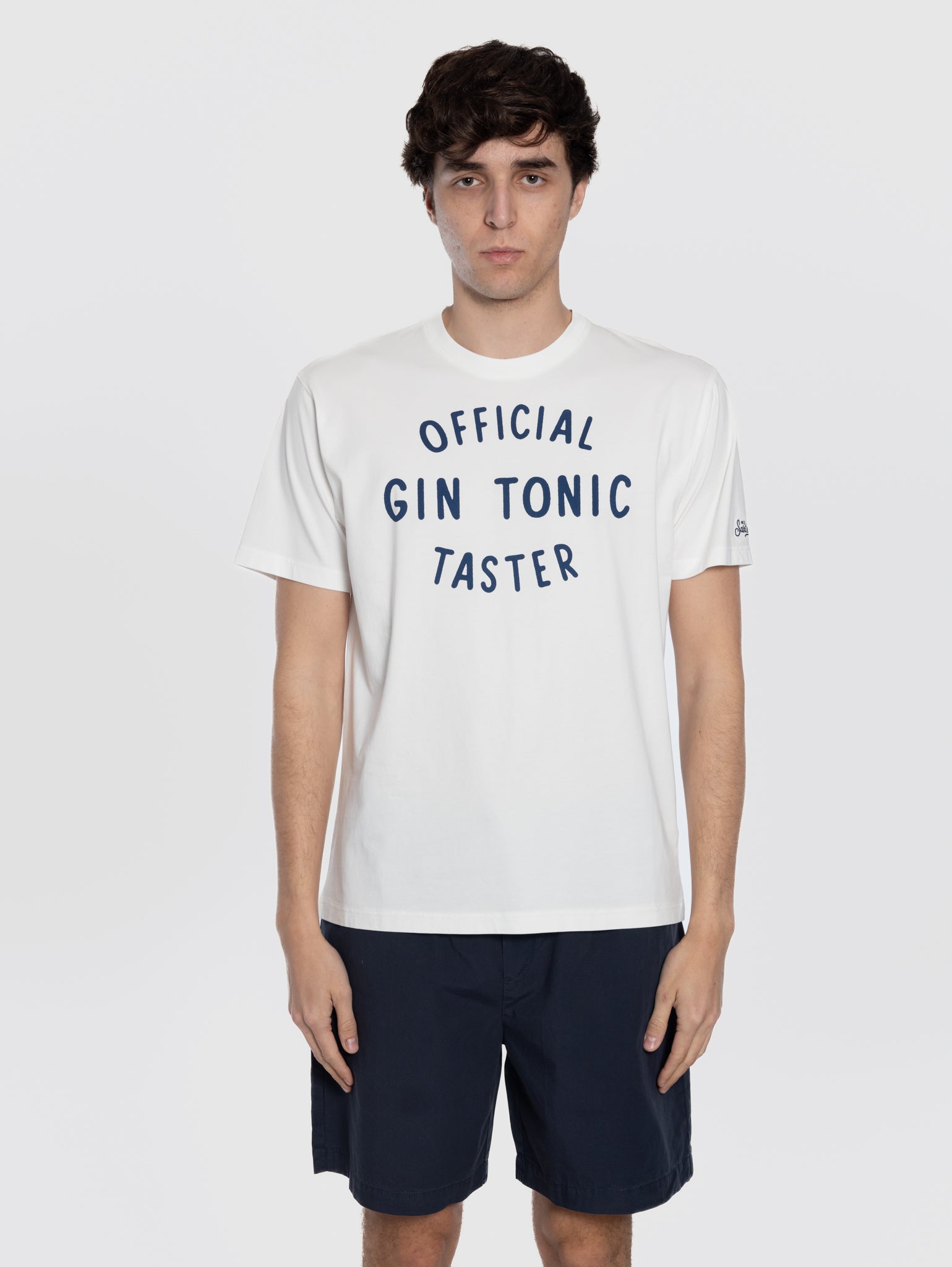 MC2 SAINT BARTH T-shirt with Official Gin Tonic Taster Print
