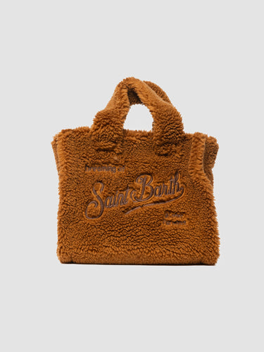 MC2 SAINT BARTH-Borsa a Mano Teddy Vanity Mini Marrone-TRYME Shop