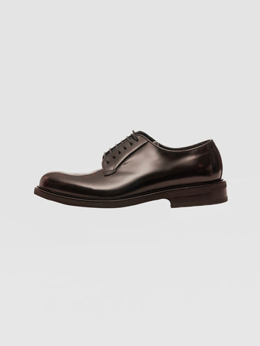 DUCANERO-Stringate Derby in Pelle di Vitello Nero-TRYME Shop
