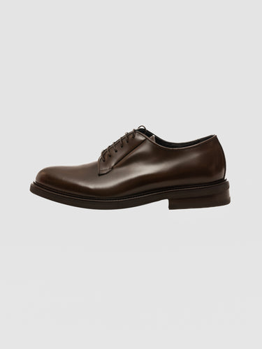 DUCANERO-Stringate Derby in Pelle di Vitello Moro-TRYME Shop