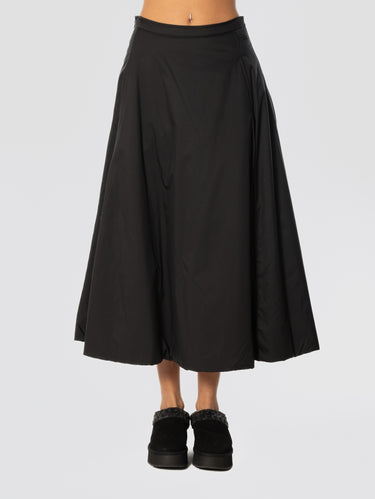 ADD-Gonna A Line Imbottita Nero-TRYME Shop