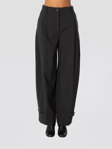 P.A.R.O.S.H.-Pantaloni con Orlo Regolabile Testa di Moro-TRYME Shop