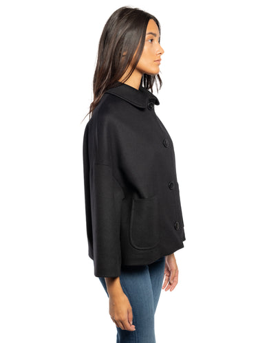 Shirt Collar Caban Black