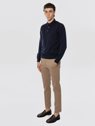 Beaver Slim Cotton Gabardine Pants