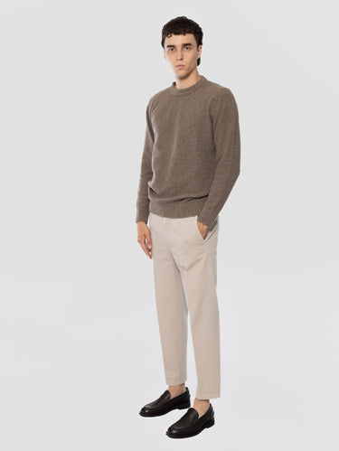 Jute Bull Denim Pants with Pleats
