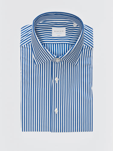 XACUS-Camicia a Righe Active Blu/Bianco-TRYME Shop