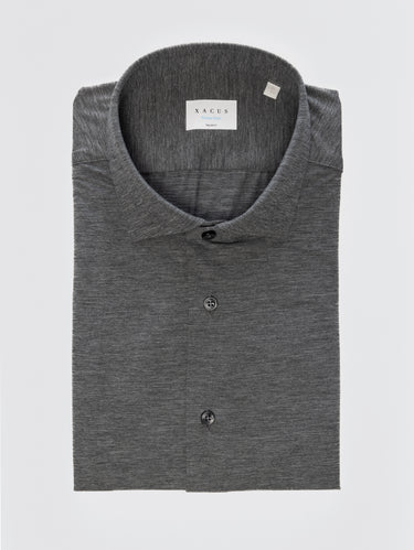 XACUS-Camicia Active Shirt Mélange Grigio-TRYME Shop