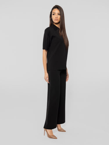 Strickhose in Schwarz
