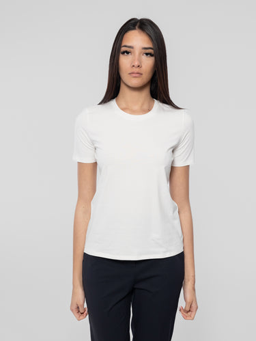 MAX MARA MM-T-shirt in Jersey di Cotone Dorico Bianco-TRYME Shop